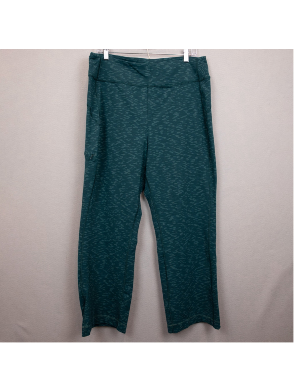 Duluth Trading NoGA Seaglass Space green dye high rise bootcut pants-L